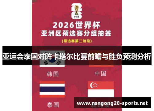 亚运会泰国对阵卡塔尔比赛前瞻与胜负预测分析